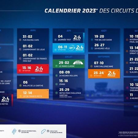 Chambres Pour Les Evenements Du Circuit Du Mans Cérans-Foulletourte Exterior foto